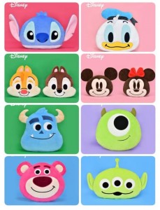 Disney 頭型扁枕 12吋