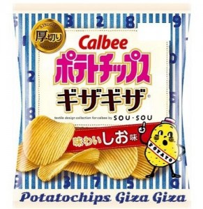 Calbee卡樂B～厚切波浪薯片-鹽味